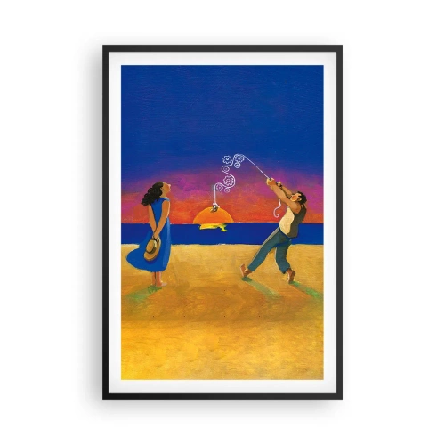 Poster în ramă neagră - Mai mult decât o stea din cer - 61x91 cm