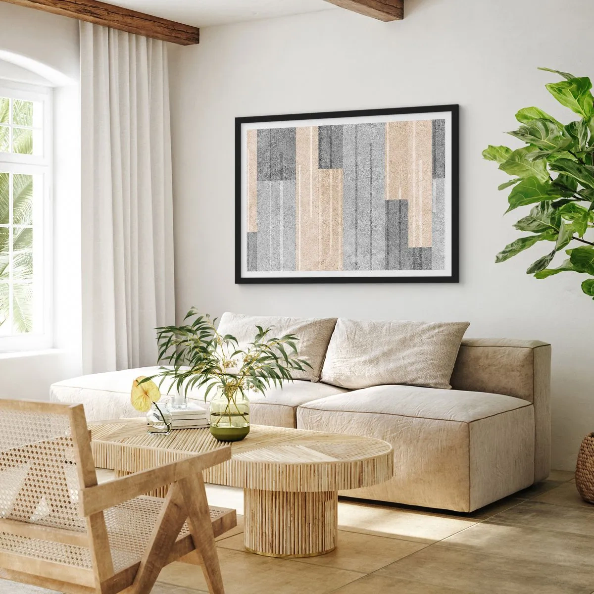 Poster în ramă neagră - Compoziție: în poziție verticală - 40x30 cm