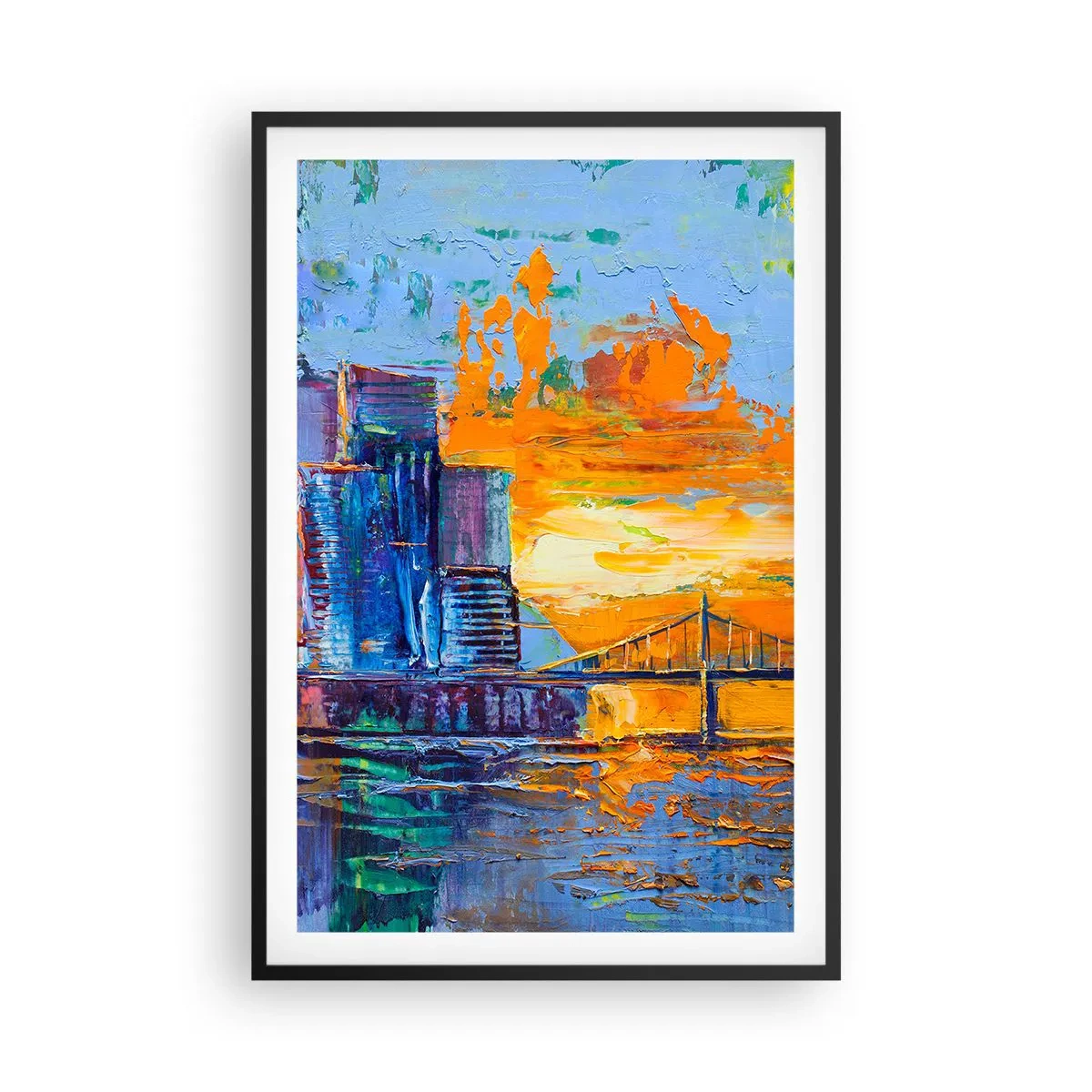 Poster în ramă neagră - Cultură și natură - 61x91 cm