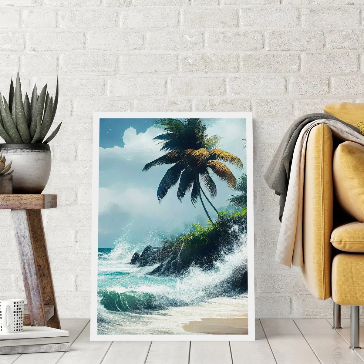 Poster - Pe un țărm tropical - 40x50 cm
