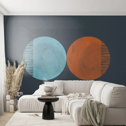 Tapet Autoadeziv Deluxe Sticker - Doar geometrie? - Abstracția, Bucată, Districte - 400x280 cm
