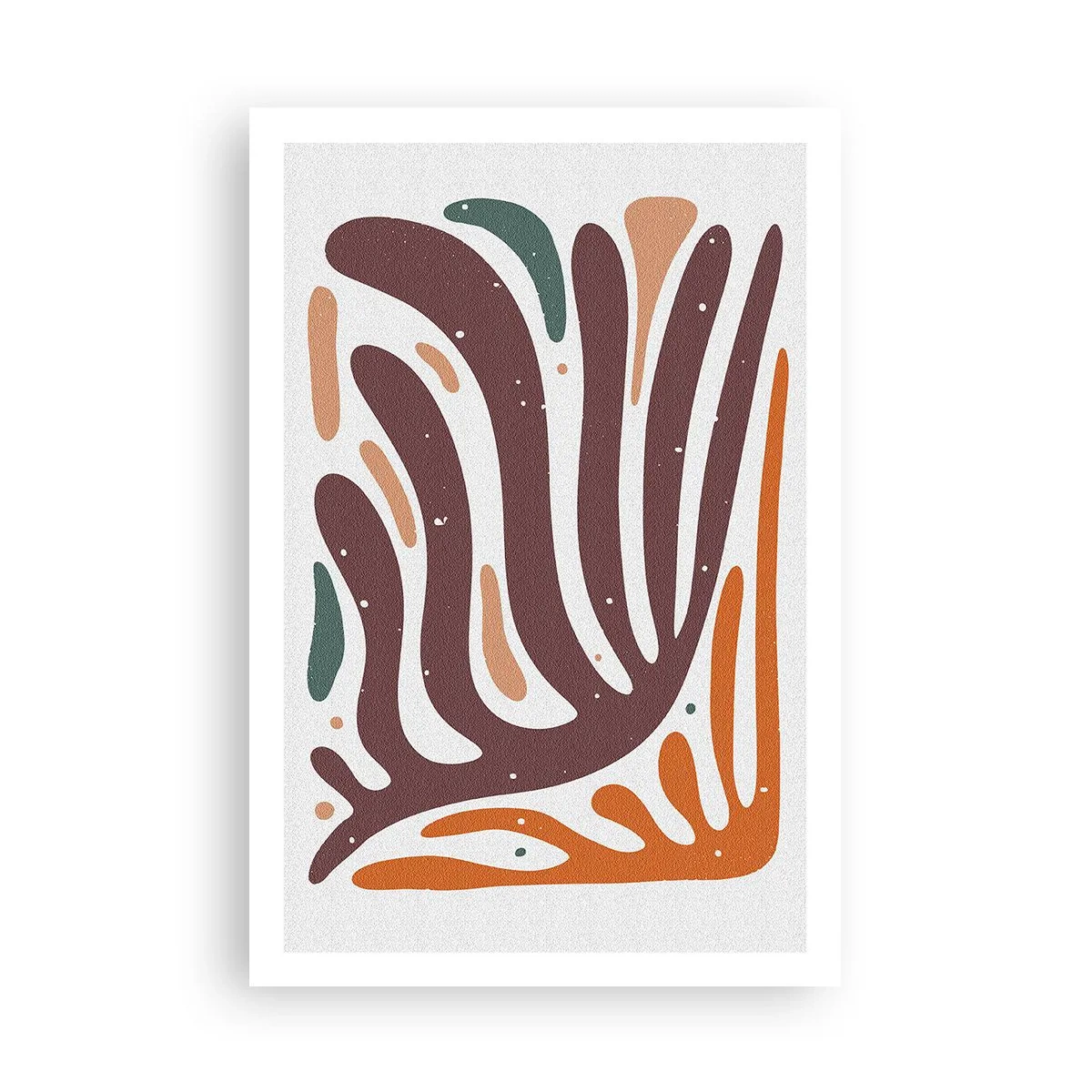 Poster - Compoziție organică radială - 61x91 cm