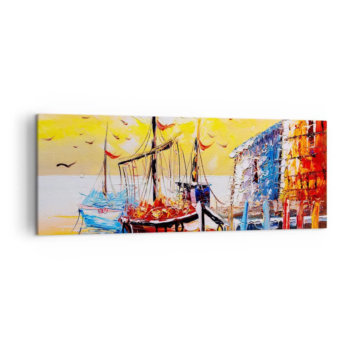 Tablou pe pânză - Întoarcere fericită - 140x50 cm