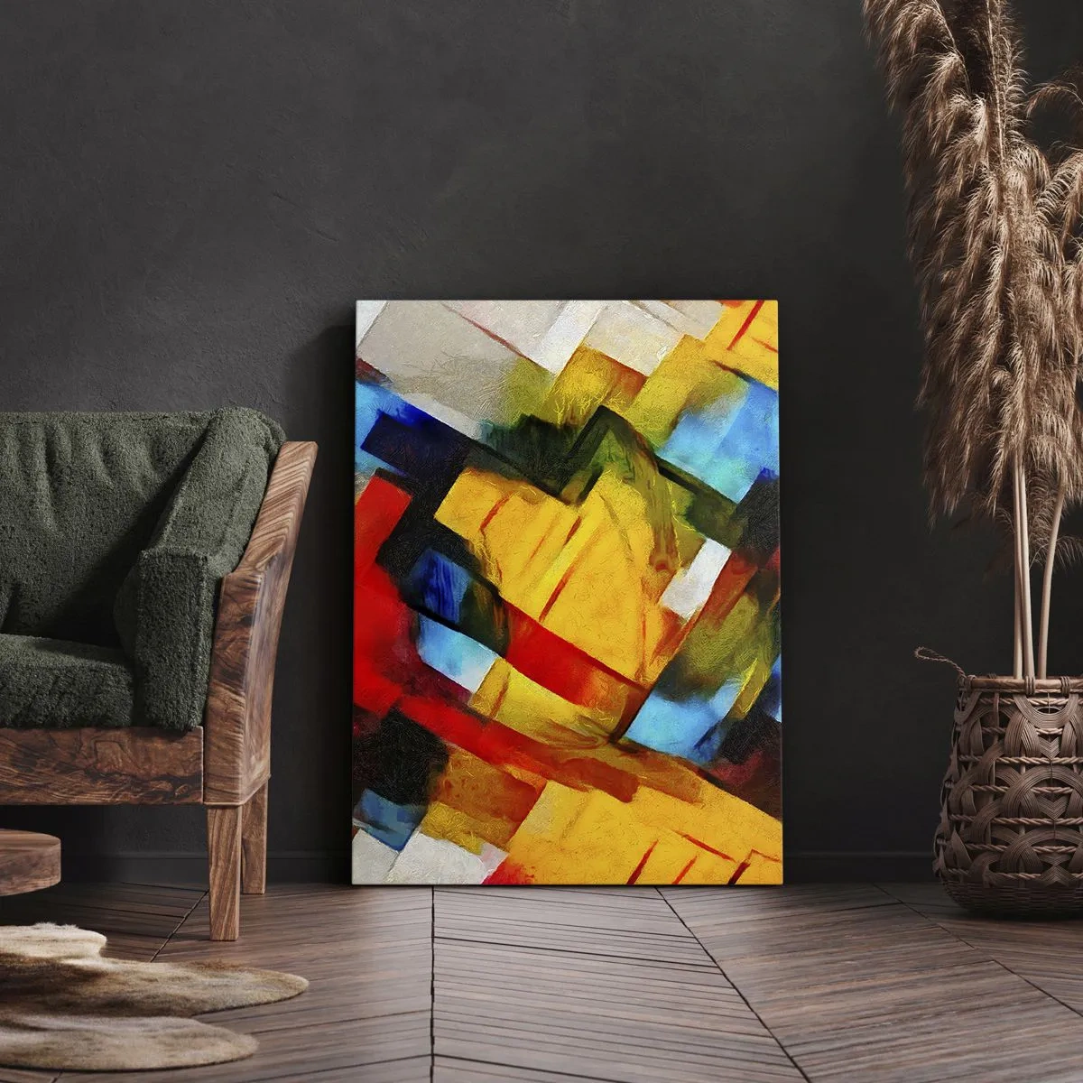Tablou pe pânză - Sandviș multicolor - 50x70 cm