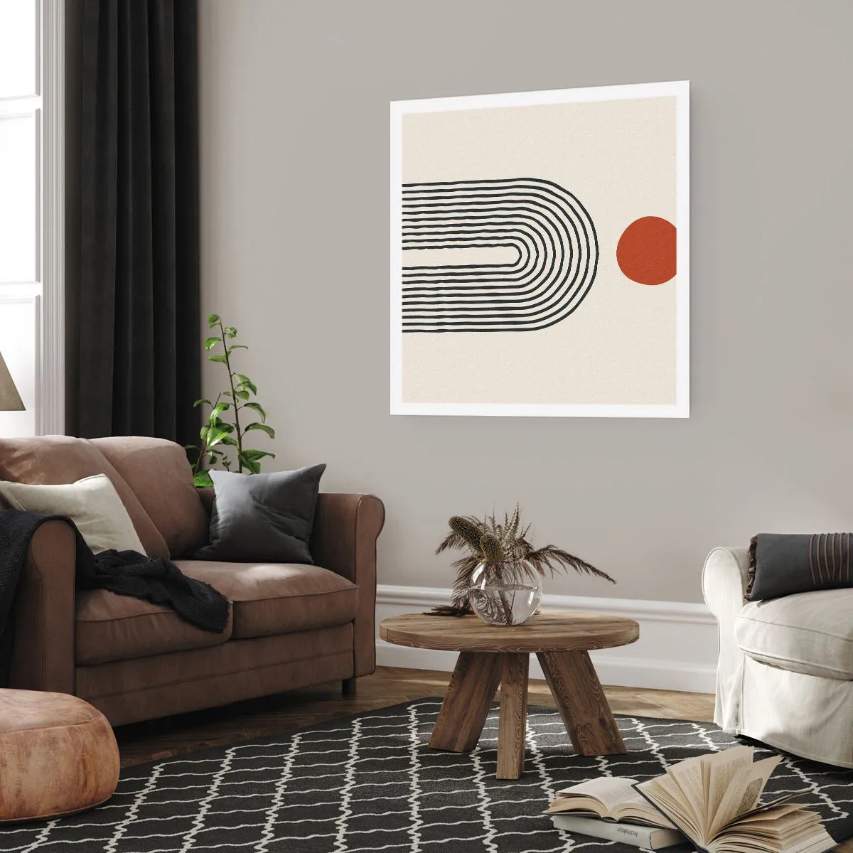 Poster - Magnetismul formelor și al culorilor - 50x50 cm