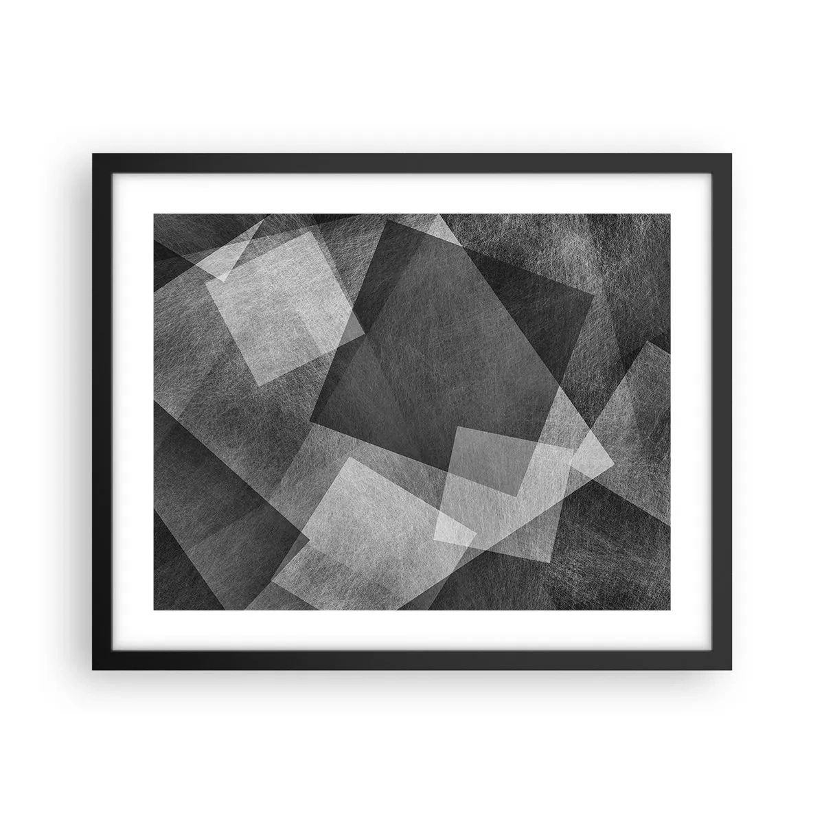 Poster în ramă neagră - Un simbol etern al permanenței și al ordinii - 50x40 cm