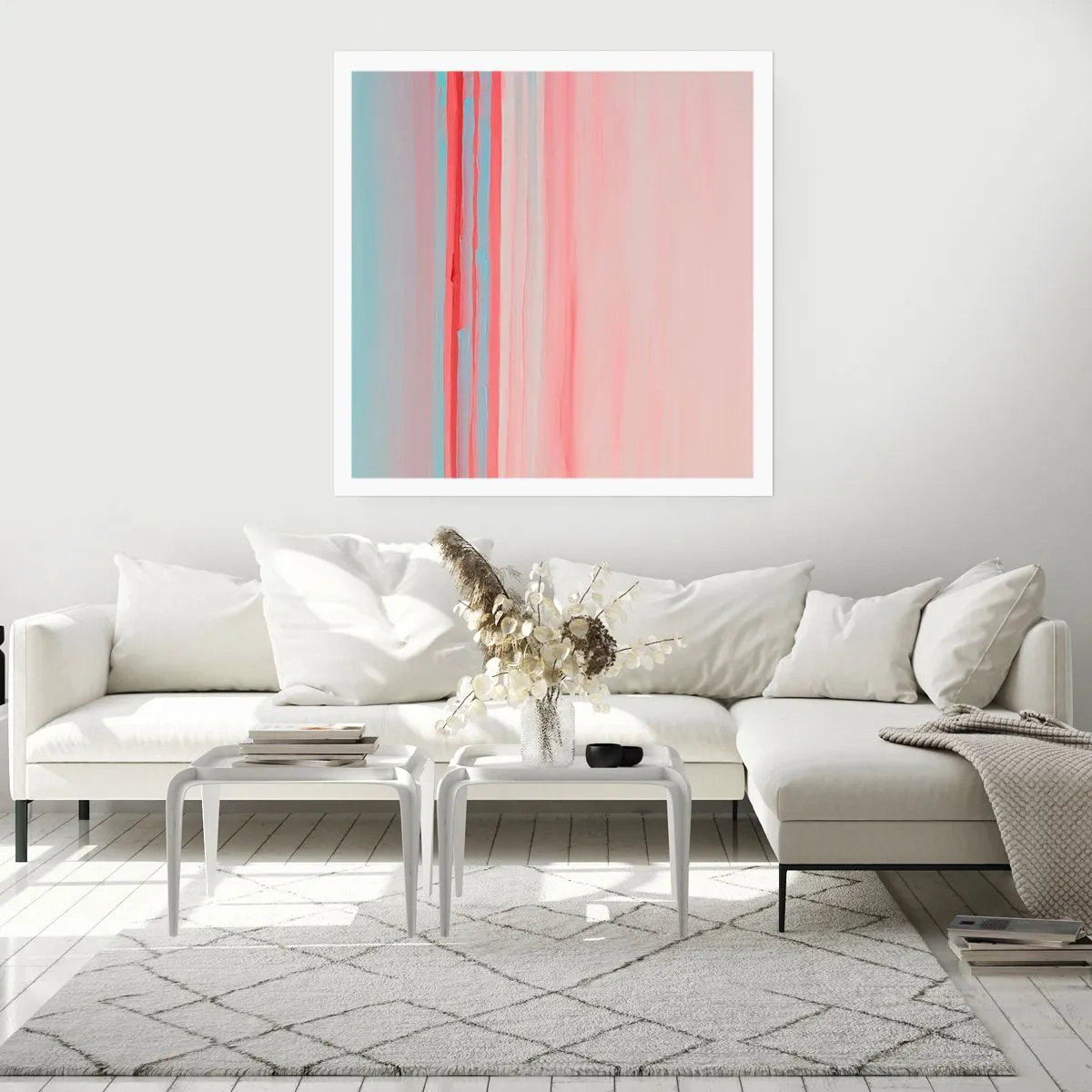 Poster - Abstracție în zori - 30x30 cm