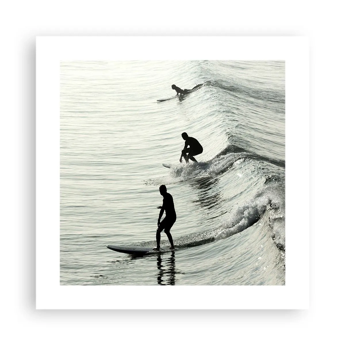 Poster - Pentru a întâmpina valul - 40x40 cm