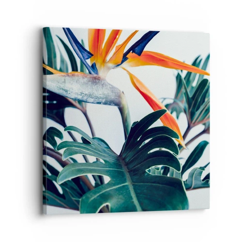 Tablou pe pânză - Tufiș sau pasăre? - 30x30 cm