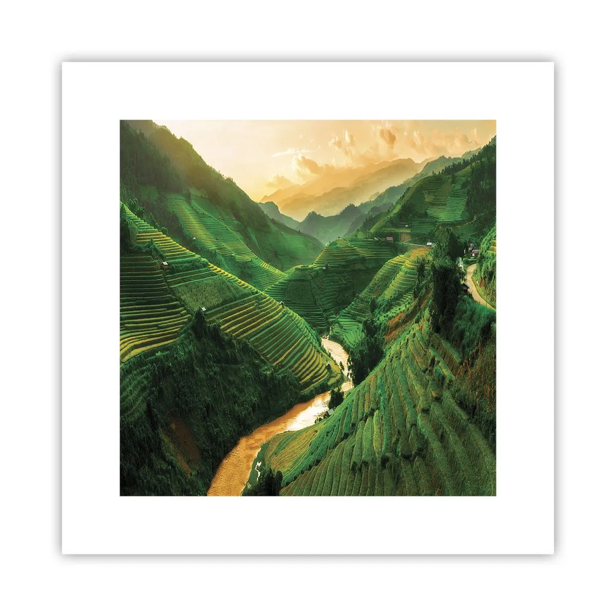 Poster - Valea vietnameză - 30x30 cm