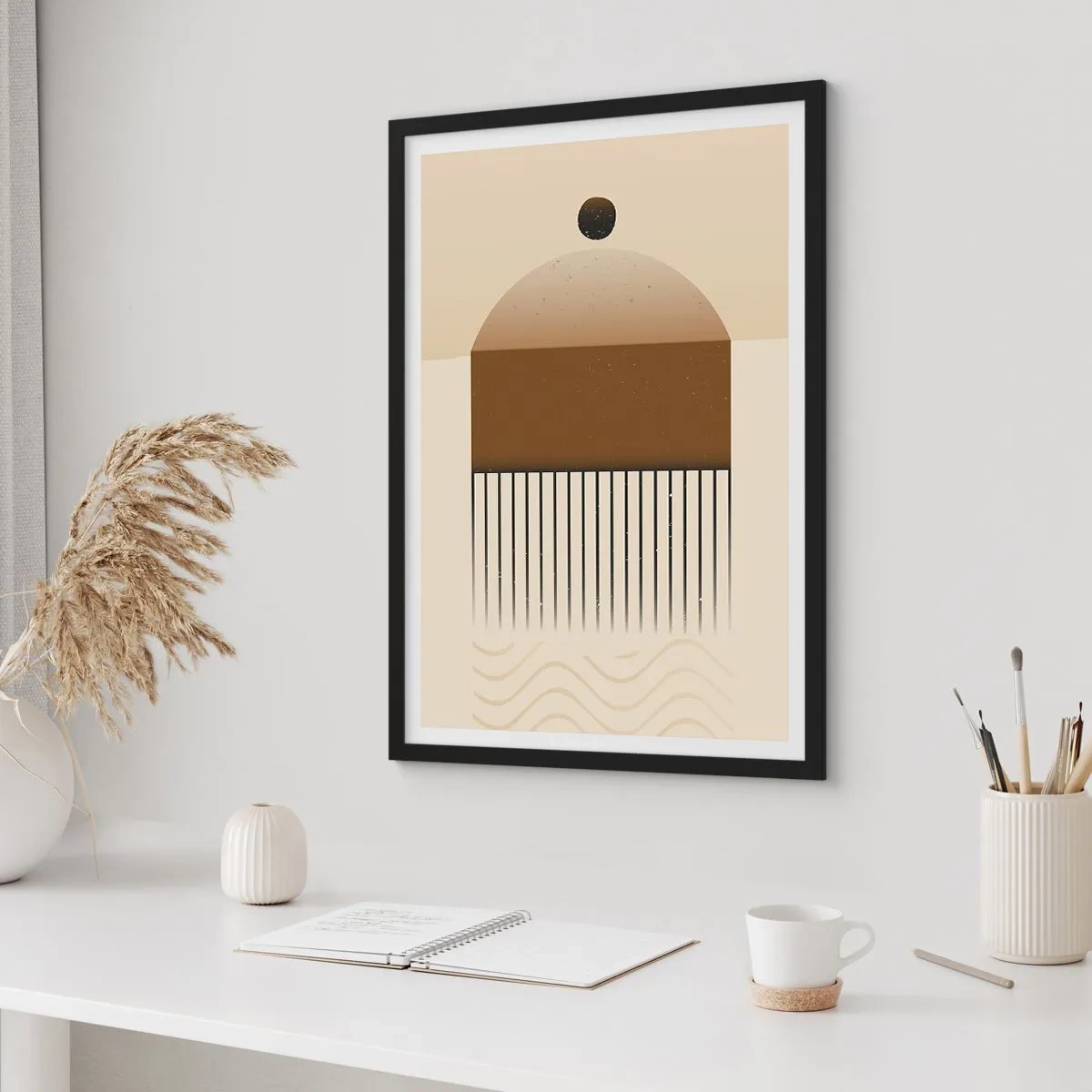 Poster în ramă neagră - Stări diferite - 61x91 cm