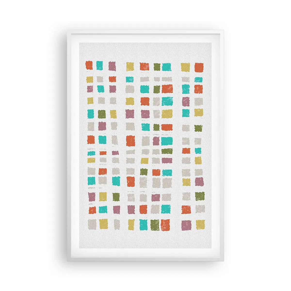 Poster în ramă albă - Joc necunoscut - 61x91 cm