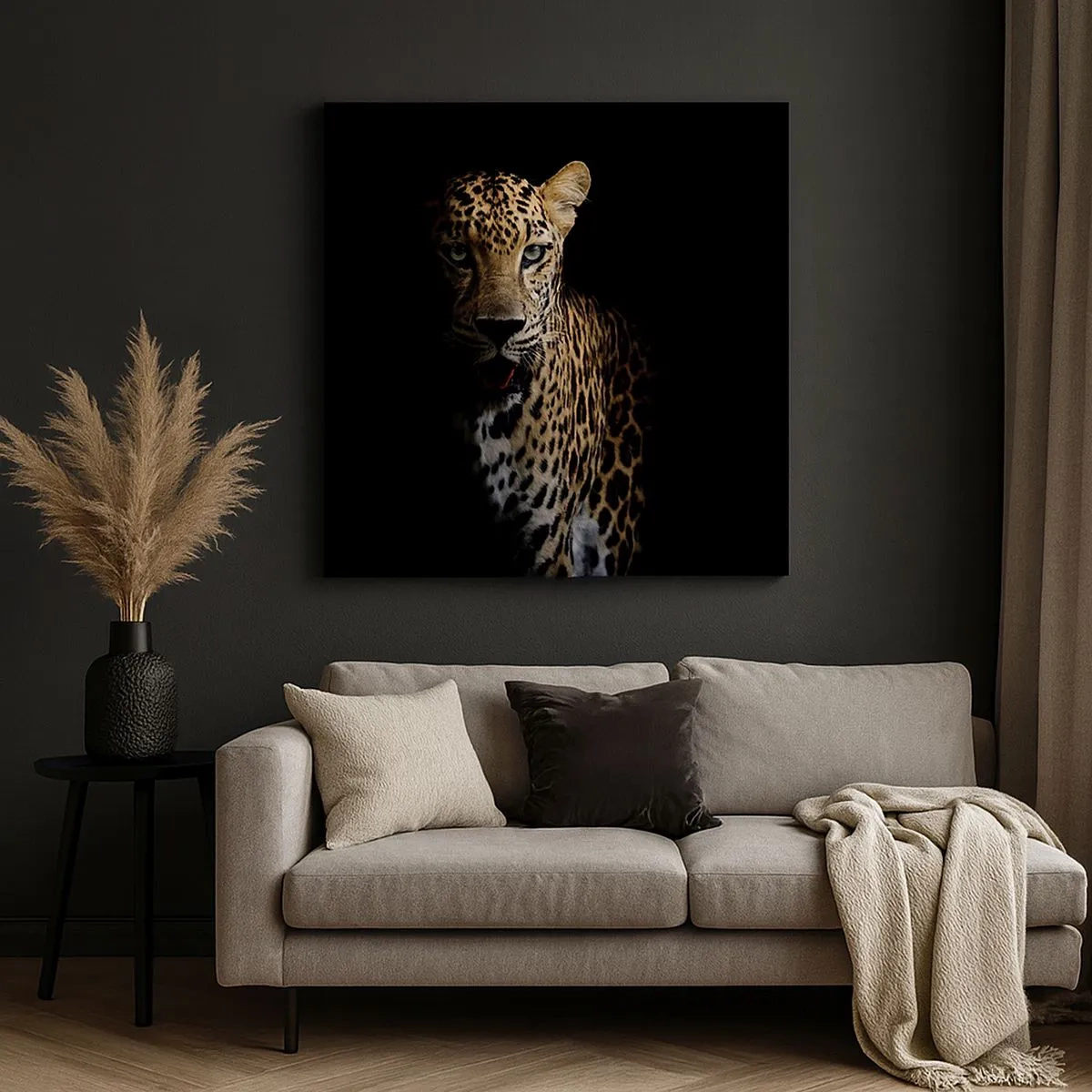 Tablou pe pânză - Frumusețe întunecată - 30x30 cm