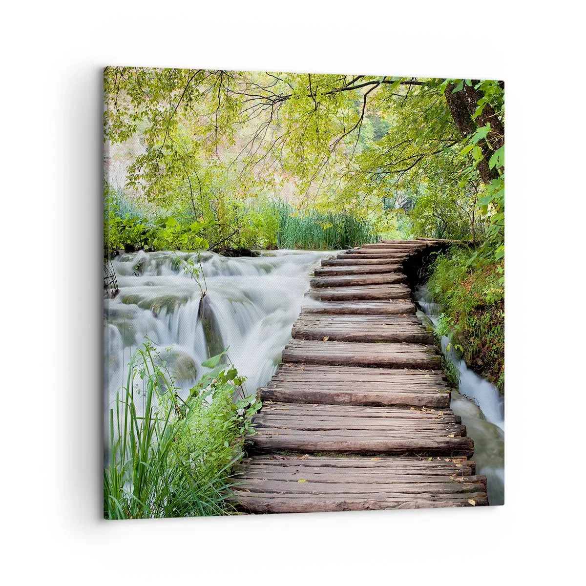 Tablou pe pânză - Nu este deloc o apă liniștită - 50x50 cm