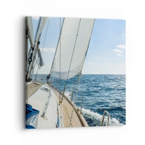 Tablou pe pânză - Ahoy aventura - 30x30 cm