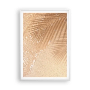 Poster în ramă albă - Umbra unei veri fierbinți - 70x100 cm