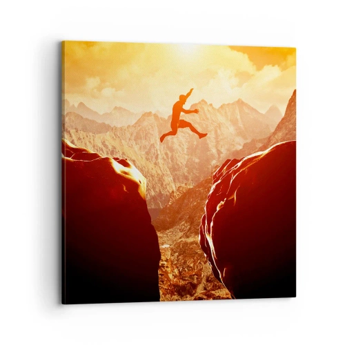 Tablou pe pânză - Trecând frontierele - 70x70 cm