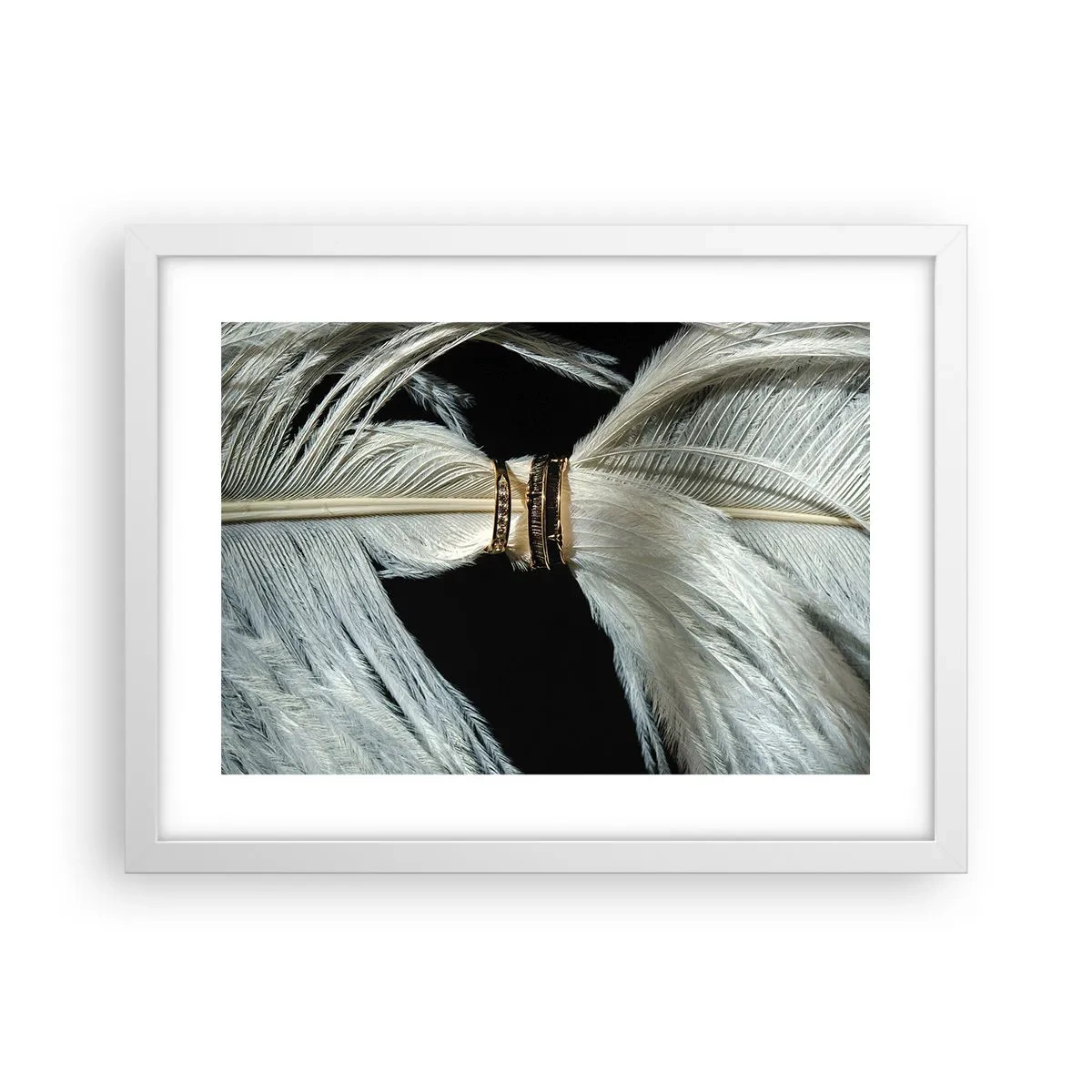 Poster în ramă albă - ...și nu te voi părăsi.. - 40x30 cm
