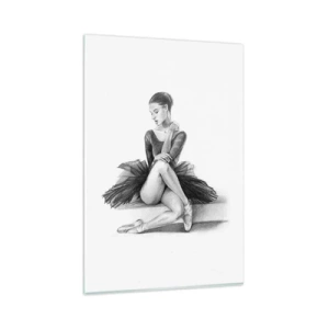 Tablou pe sticlă - Încântată de dans - 80x120 cm
