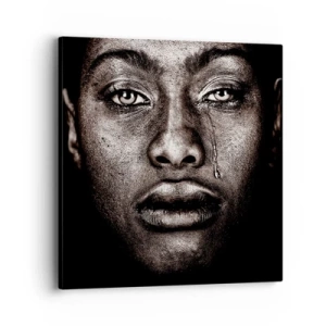 Tablou pe pânză - O singură lacrimă - 40x40 cm