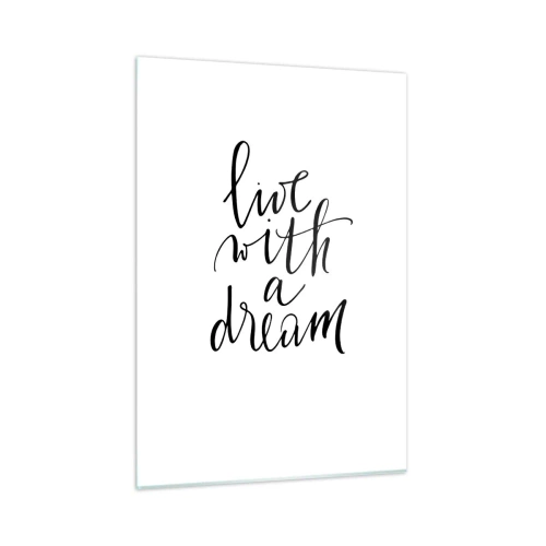 Tablou pe sticlă - Of course - 50x70 cm