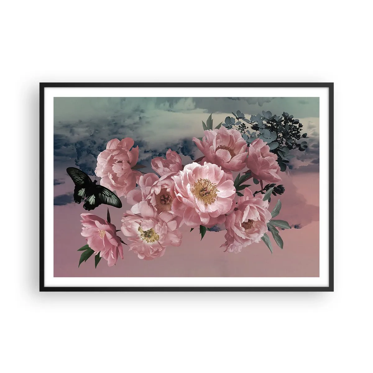 Poster în ramă neagră - Apogeul romantismului - 100x70 cm