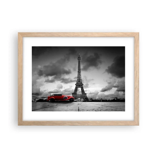 Poster în ramă de stejar deschis - Nu cu mult timp în urmă, la Paris - 40x30 cm