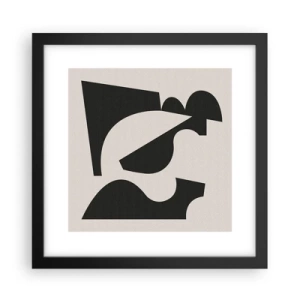 Poster în ramă neagră - Pentru autoasamblare - 30x30 cm