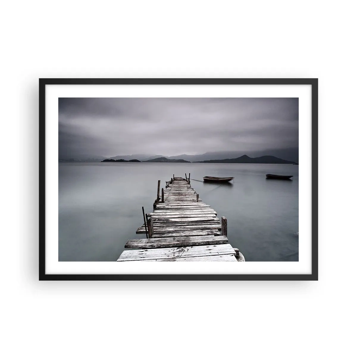 Poster în ramă neagră - Poți pleca mâine - 70x50 cm