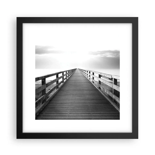 Poster în ramă neagră - Departe, departe... - 30x30 cm