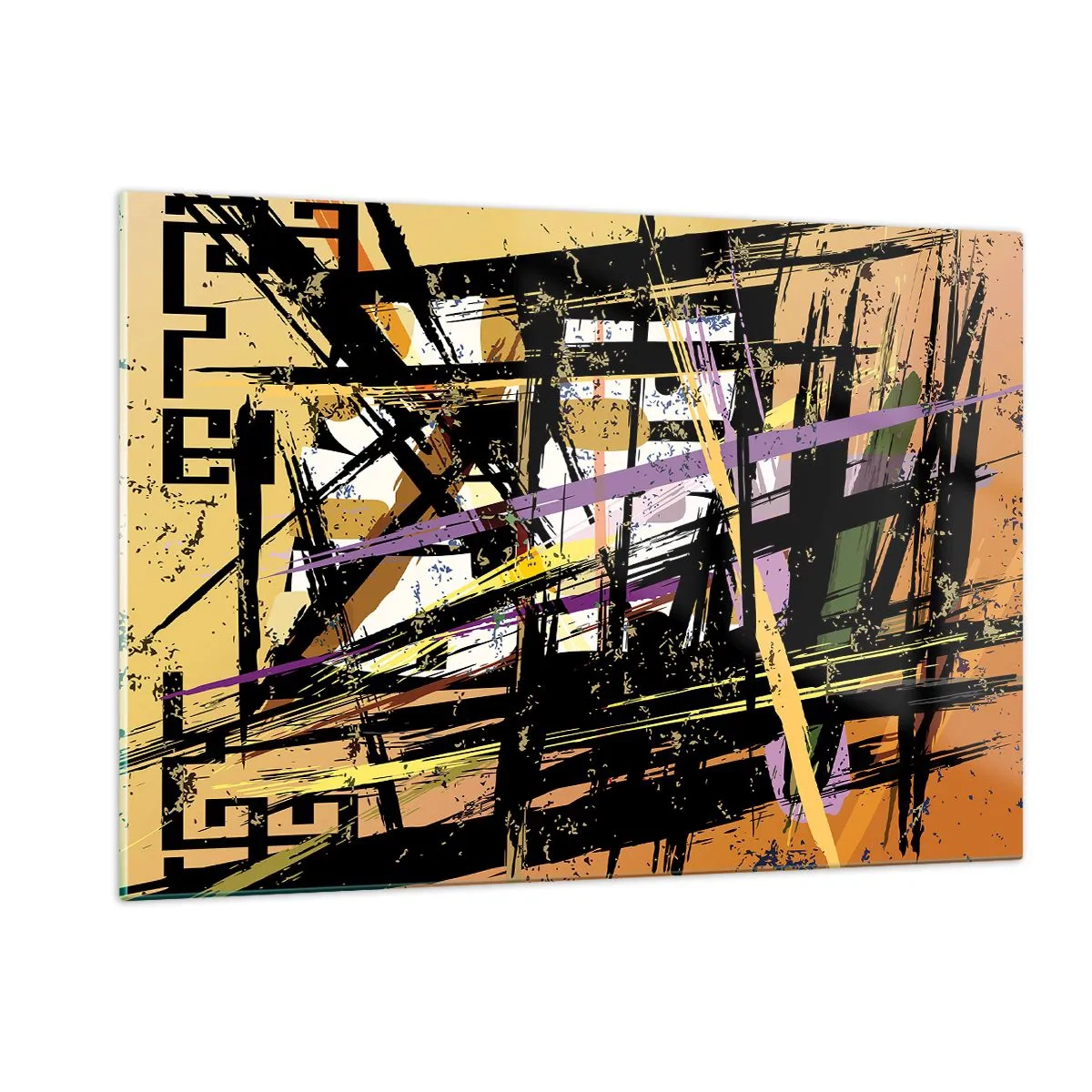 Tablou pe sticlă - Tăietură ascuțită - 120x80 cm