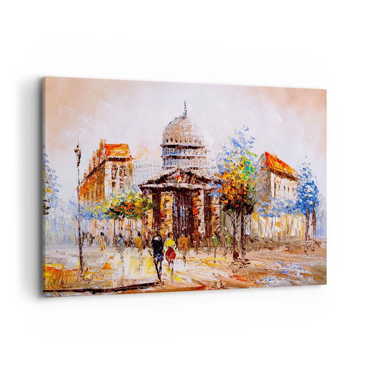 Tablou pe pânză - O plimbare pariziană - 100x70 cm