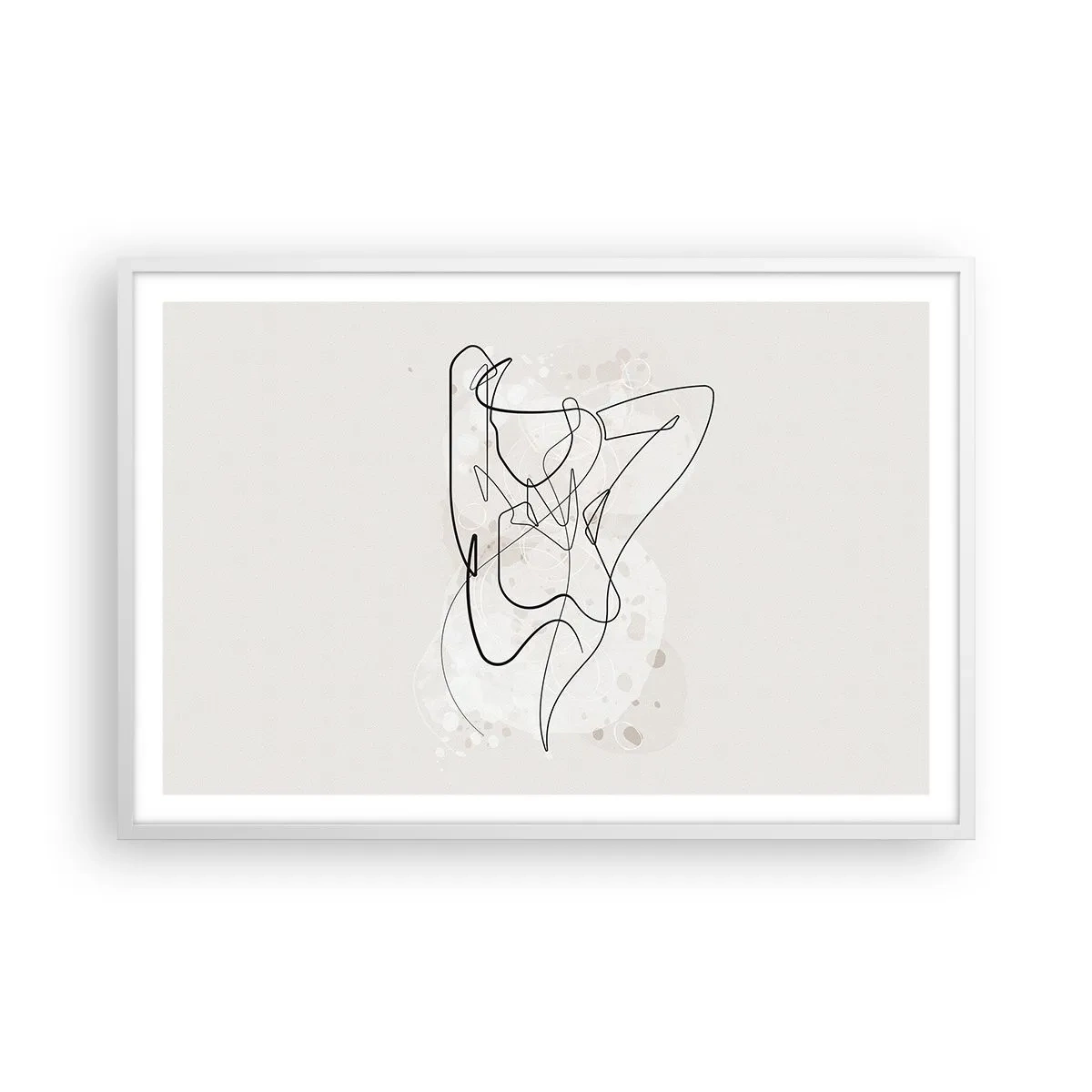 Poster în ramă albă - Arta seducției - 91x61 cm