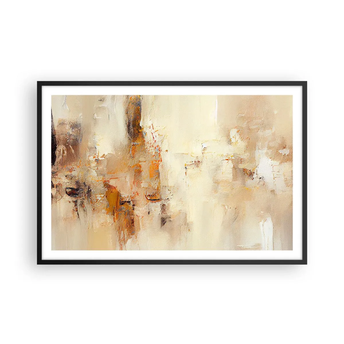 Poster în ramă neagră - Sufletul de chihlimbar - 91x61 cm