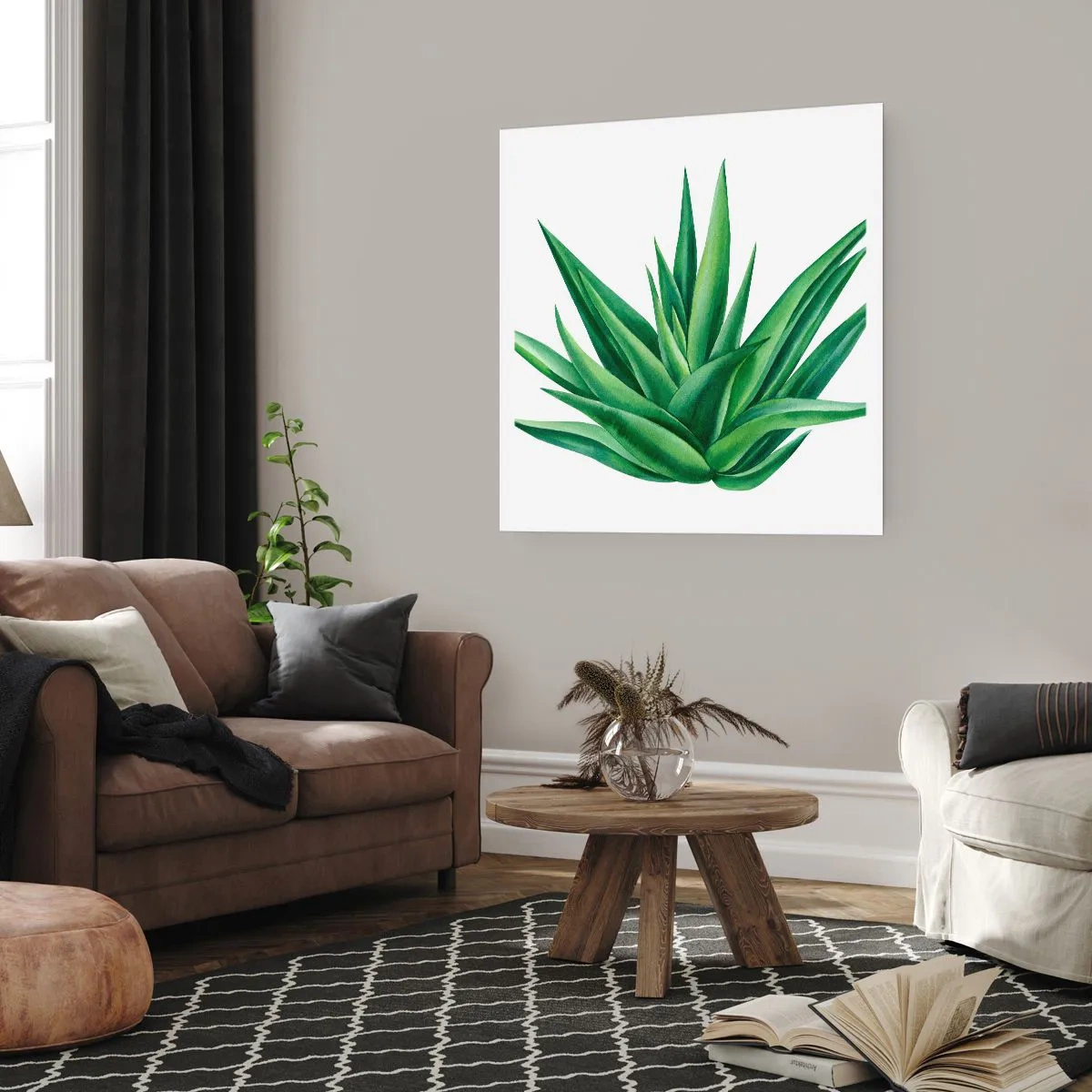 Poster - Verde - putere - viață - 50x50 cm