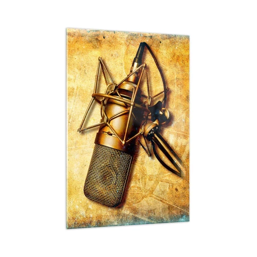 Tablou pe sticlă - Anii de aur ai radioului - 70x100 cm