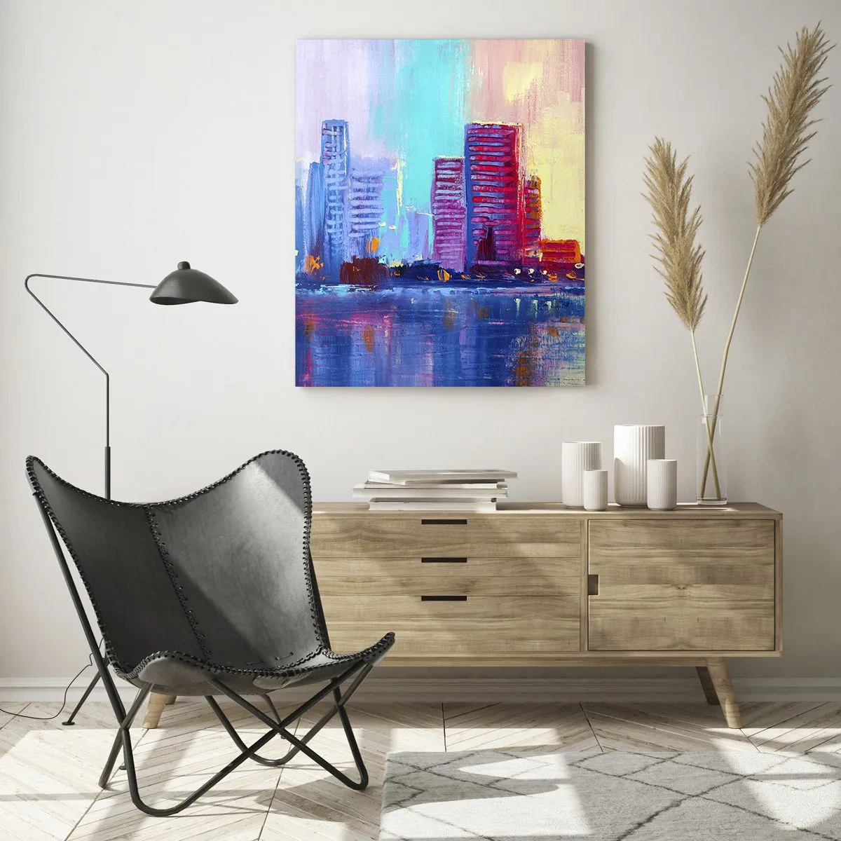 Tablou pe sticlă - Scăldate în culoare - 50x70 cm
