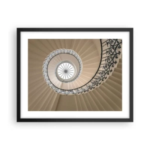 Poster în ramă neagră - În interiorul cochiliei - 50x40 cm