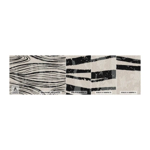 Mostră de Tapet Standard Eco - Deversare de linii - Abstracția, Linii, Modern - 100x30 cm