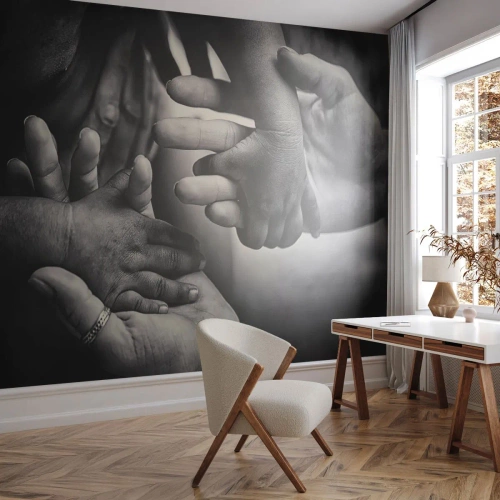 Tapet Premium Sand - A fi om - Mâinile, oameni, Dragoste - 100x70 cm