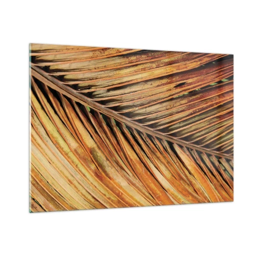 Tablou pe sticlă - Aur de nucă de cocos - 100x70 cm