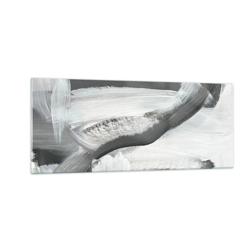 Tablou pe sticlă - Cu o mișcare decisivă - 100x40 cm