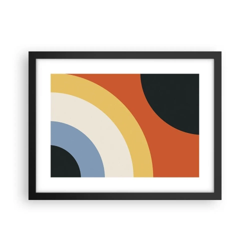 Poster în ramă neagră - Spre sine - 40x30 cm