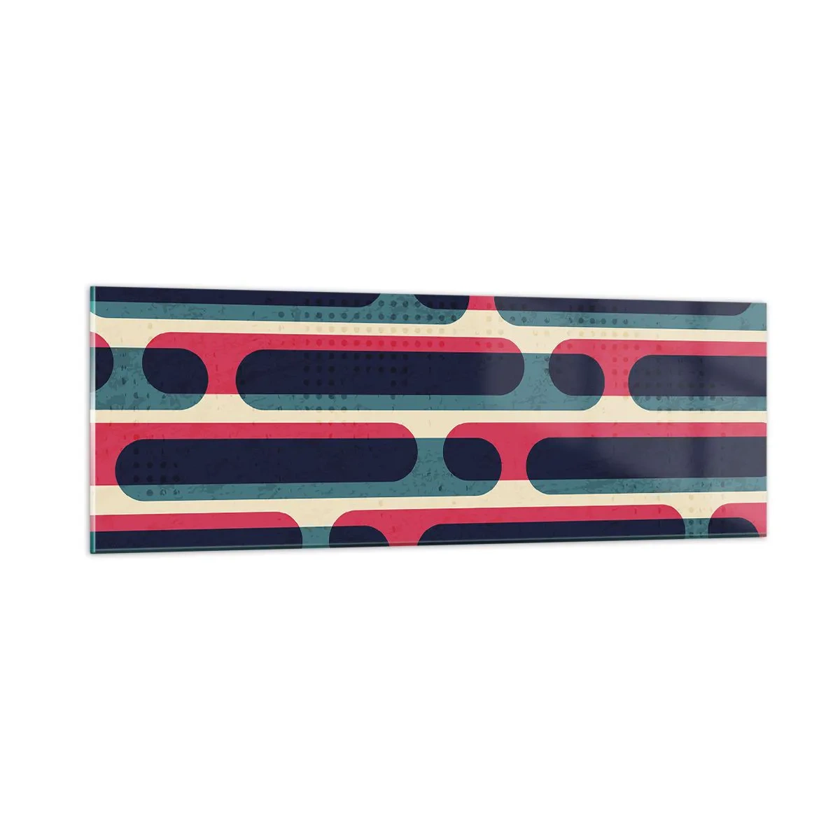 Tablou pe sticlă - Înăuntru și înainte - 90x30 cm