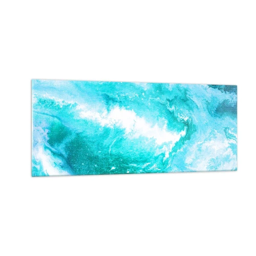 Tablou pe sticlă - În nucleul elementului - 100x40 cm