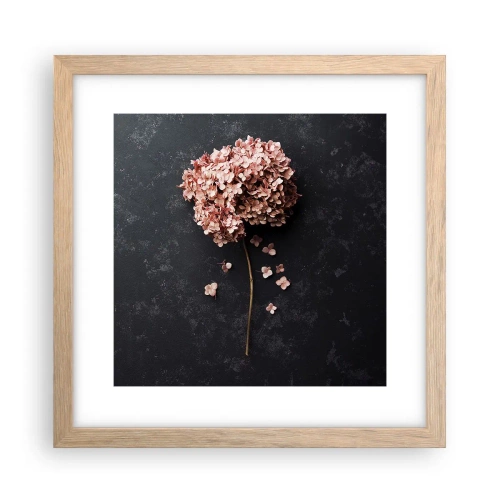 Poster în ramă de stejar deschis - Un semn cu adevărat romantic - 30x30 cm