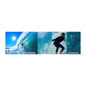 Mostră tapet Premium Sand - Prin marele albastru - Sport, Surfer, Mare - 100x30 cm