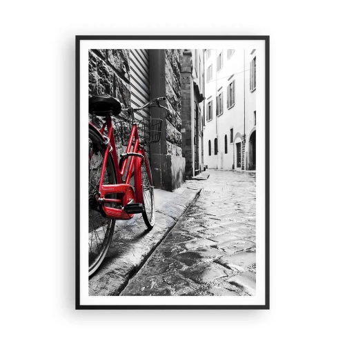 Poster în ramă neagră - Adevărata frumusețe nu îmbătrânește - 70x100 cm