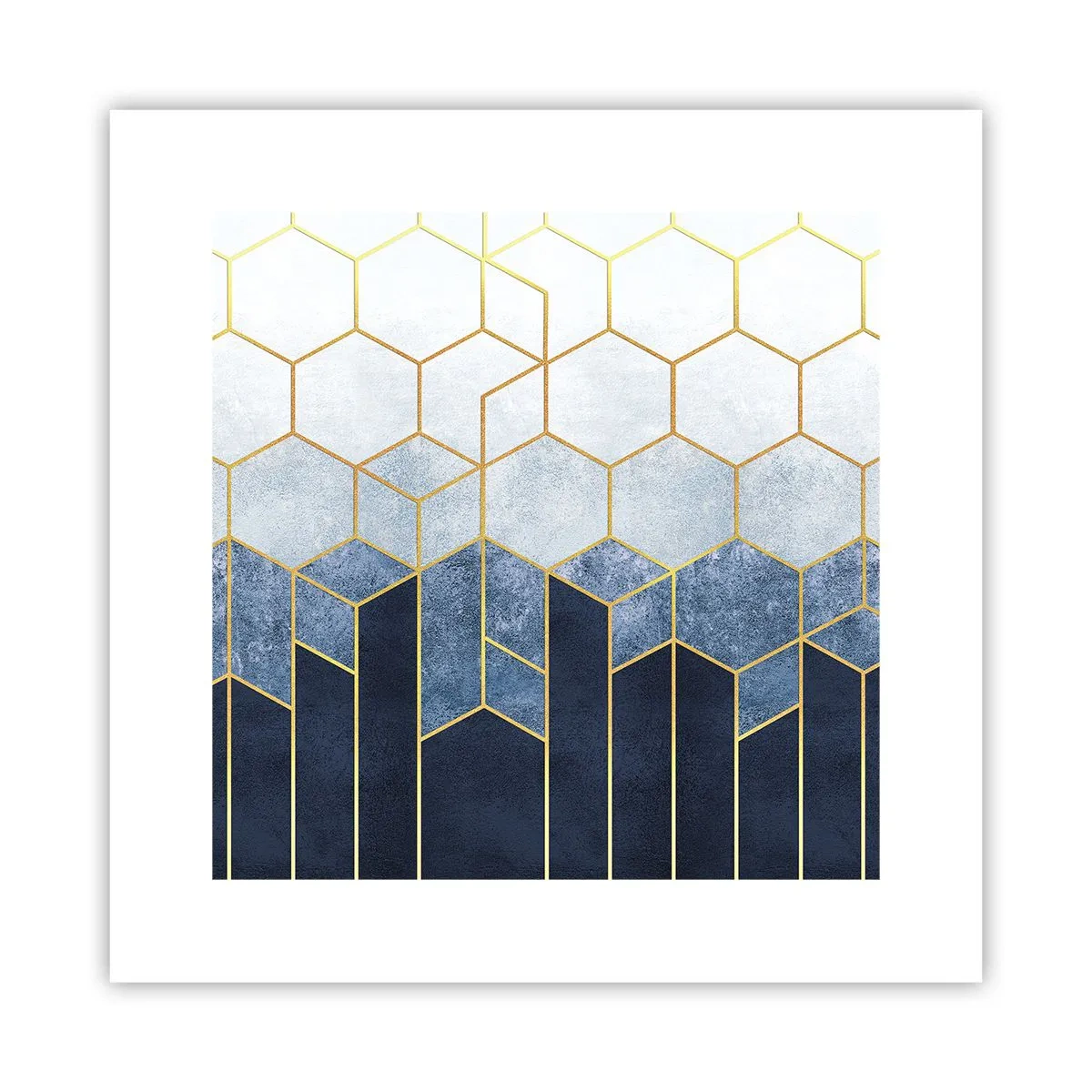 Poster - Compoziție în ritm sincopat - 30x30 cm