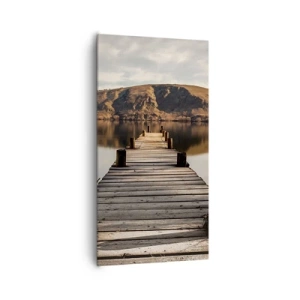 Tablou pe pânză - Peisaj în tăcere - 65x120 cm